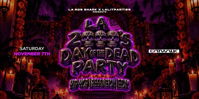 Flyer: 18+ Saturday LA: 2000s Day of Death Party