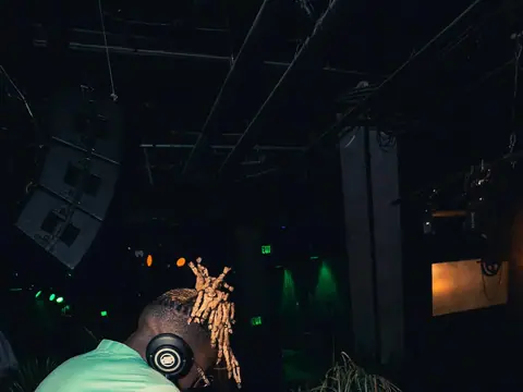 Packed dance floor with hands in the air under the lights at The Catwalk Club, Downtown LA (Thu 28 October)