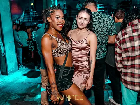 Guests posing for a photo during a club night at The Catwalk Club, DTLA (Fri 25 November)