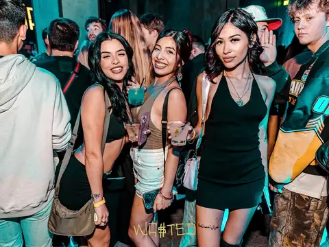 Guests posing for a photo during a club night at The Catwalk Club, DTLA (Fri 25 November)