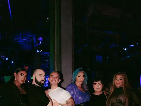 Guests posing for a photo during a club night at The Catwalk Club, DTLA (Fri 18 February)