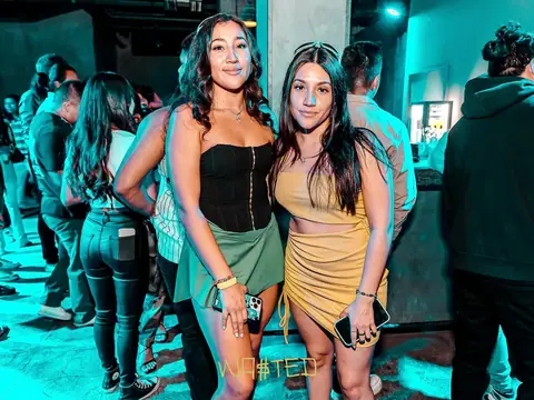 Guests posing for a photo during a club night at The Catwalk Club, DTLA (Fri 25 November)