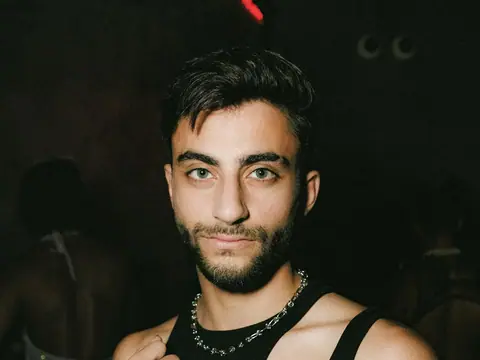 Guests posing for a photo during a club night at The Catwalk Club, DTLA (Fri 08 April)