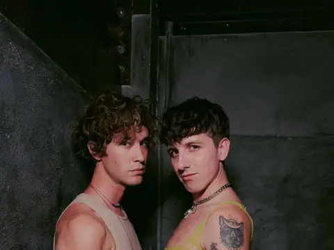 Guests posing for a photo during a club night at The Catwalk Club, DTLA (Fri 18 February)
