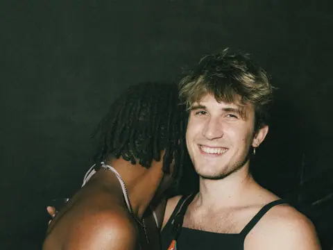 Guests posing for a photo during a club night at The Catwalk Club, DTLA (Fri 08 April)