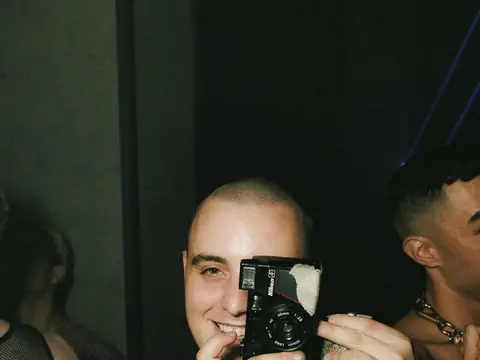 Guests posing for a photo during a club night at The Catwalk Club, DTLA (Fri 08 April)