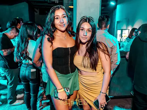 Guests posing for a photo during a club night at The Catwalk Club, DTLA (Fri 25 November)