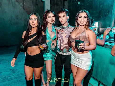 Guests posing for a photo during a club night at The Catwalk Club, DTLA (Fri 25 November)