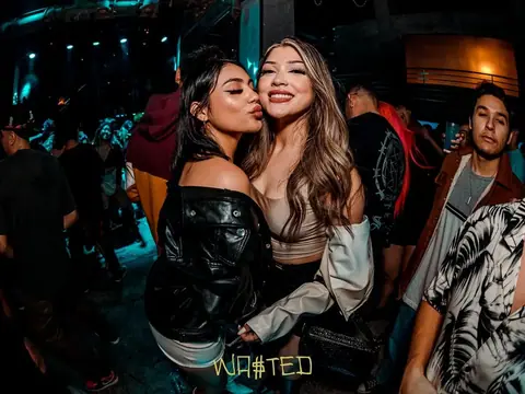 Guests posing for a photo during a club night at The Catwalk Club, DTLA (Fri 17 June)