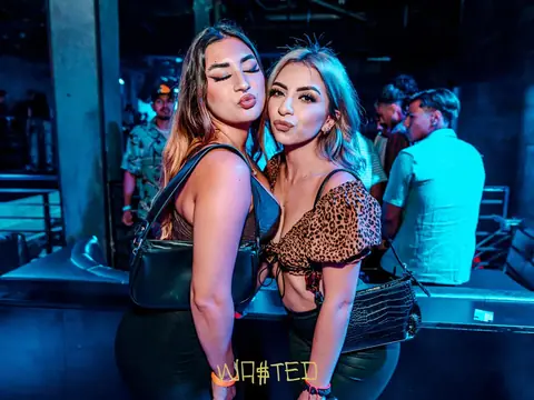 Guests posing for a photo during a club night at The Catwalk Club, DTLA (Fri 17 June)