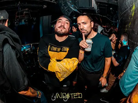 Guests posing for a photo during a club night at The Catwalk Club, DTLA (Fri 17 June)