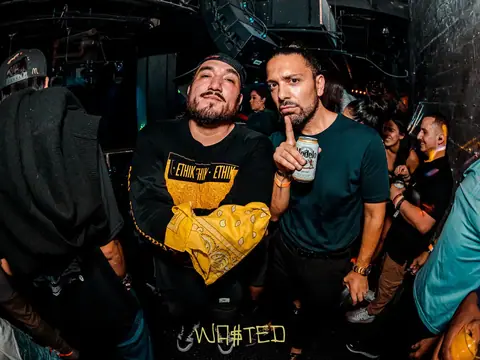 Guests posing for a photo during a club night at The Catwalk Club, DTLA (Fri 17 June)
