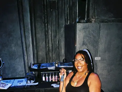 Guests posing for a photo during a club night at The Catwalk Club, DTLA (Sat 11 June)