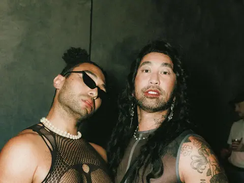 Guests posing for a photo during a club night at The Catwalk Club, DTLA (Fri 08 April)