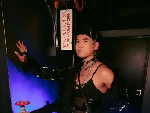 Guests posing for a photo during a club night at The Catwalk Club, DTLA (Fri 18 February)