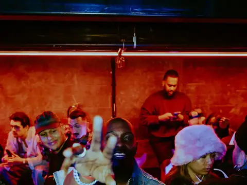 Guests posing for a photo during a club night at The Catwalk Club, DTLA (Tue 02 April)