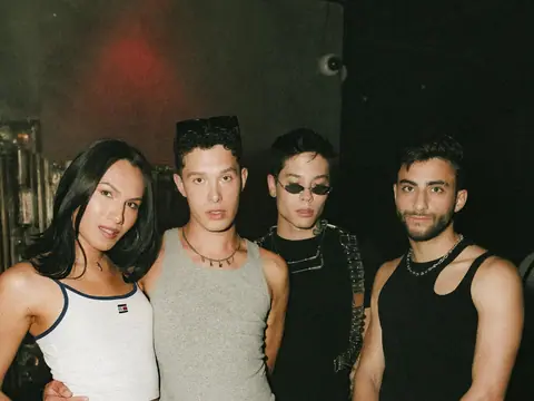 Guests posing for a photo during a club night at The Catwalk Club, DTLA (Fri 08 April)