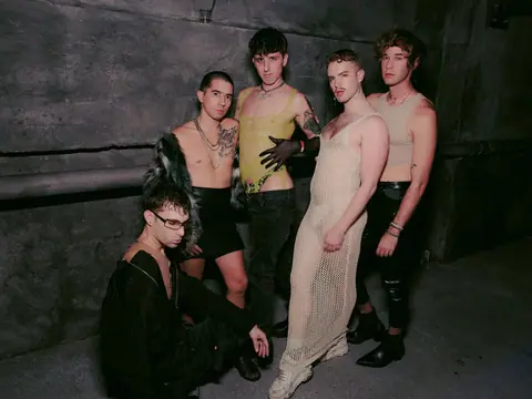 Guests posing for a photo during a club night at The Catwalk Club, DTLA (Fri 18 February)