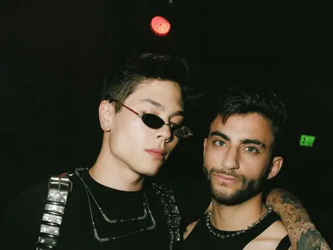 Guests posing for a photo during a club night at The Catwalk Club, DTLA (Fri 08 April)