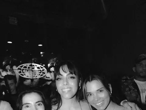 Guests posing for a photo during a club night at The Catwalk Club, DTLA (Tue 02 April)