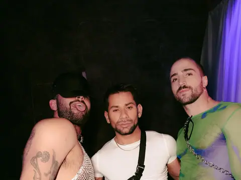 Guests posing for a photo during a club night at The Catwalk Club, DTLA (Fri 18 February)