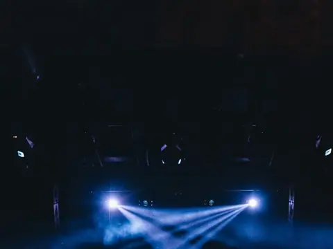 Laser and moving-beam light show over the dance floor at The Catwalk Club (Sun 05 September)