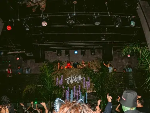 Tropical-themed night with plants and green lighting at The Catwalk Club (Thu 28 October)