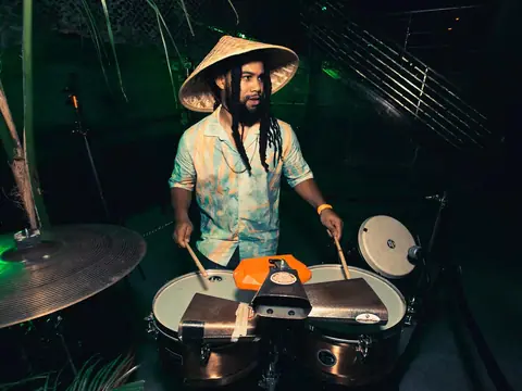 Tropical-themed night with plants and green lighting at The Catwalk Club (Thu 28 October)