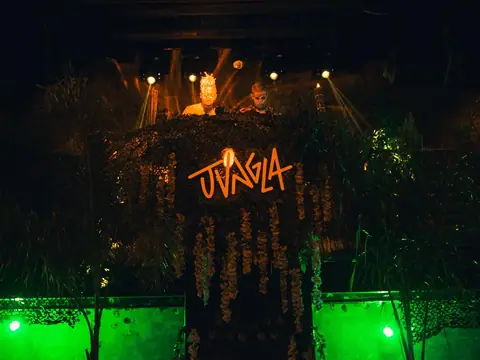 Tropical-themed night with plants and green lighting at The Catwalk Club (Thu 28 October)